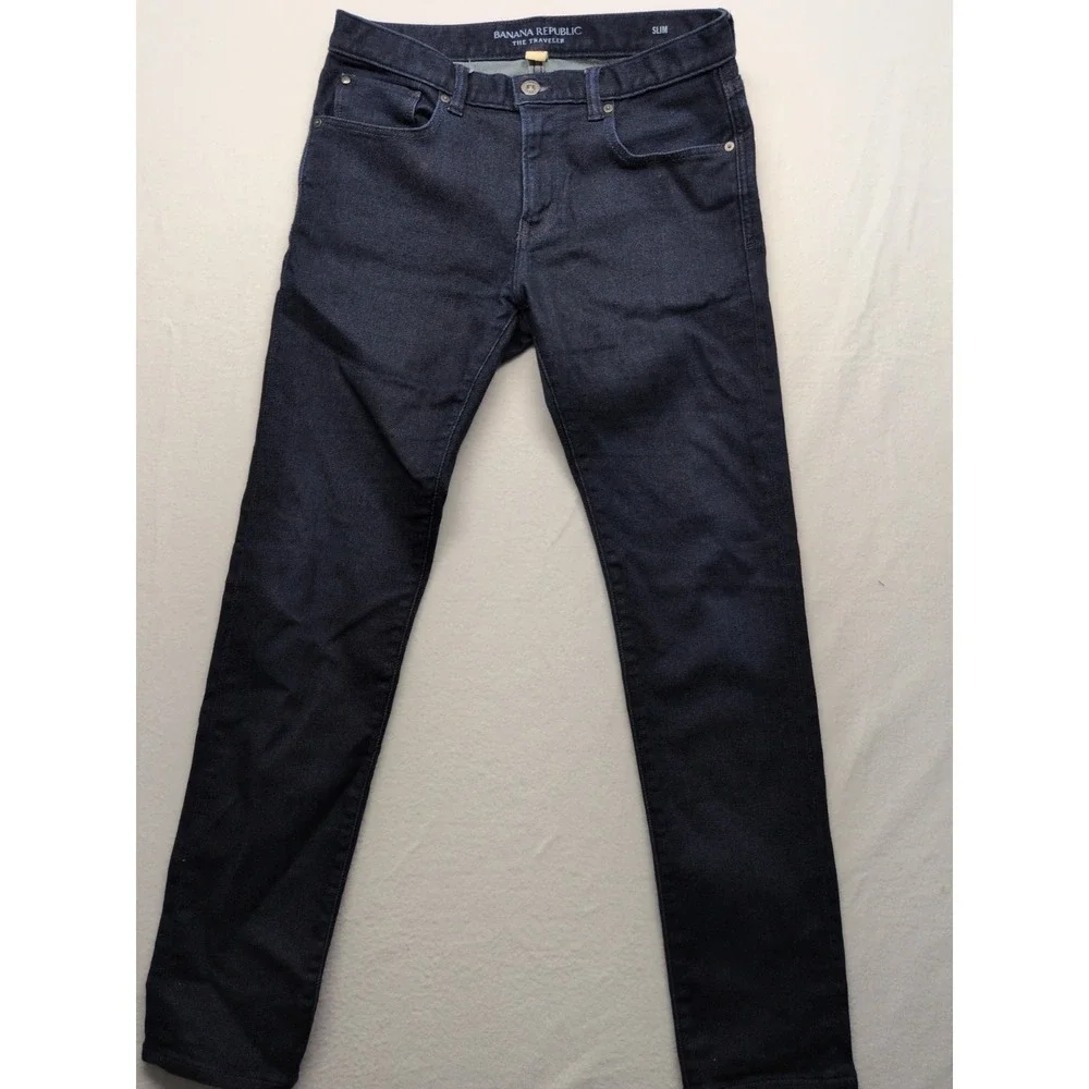 Banana Republic The Traveler 30x32 Blue Slim Jeans